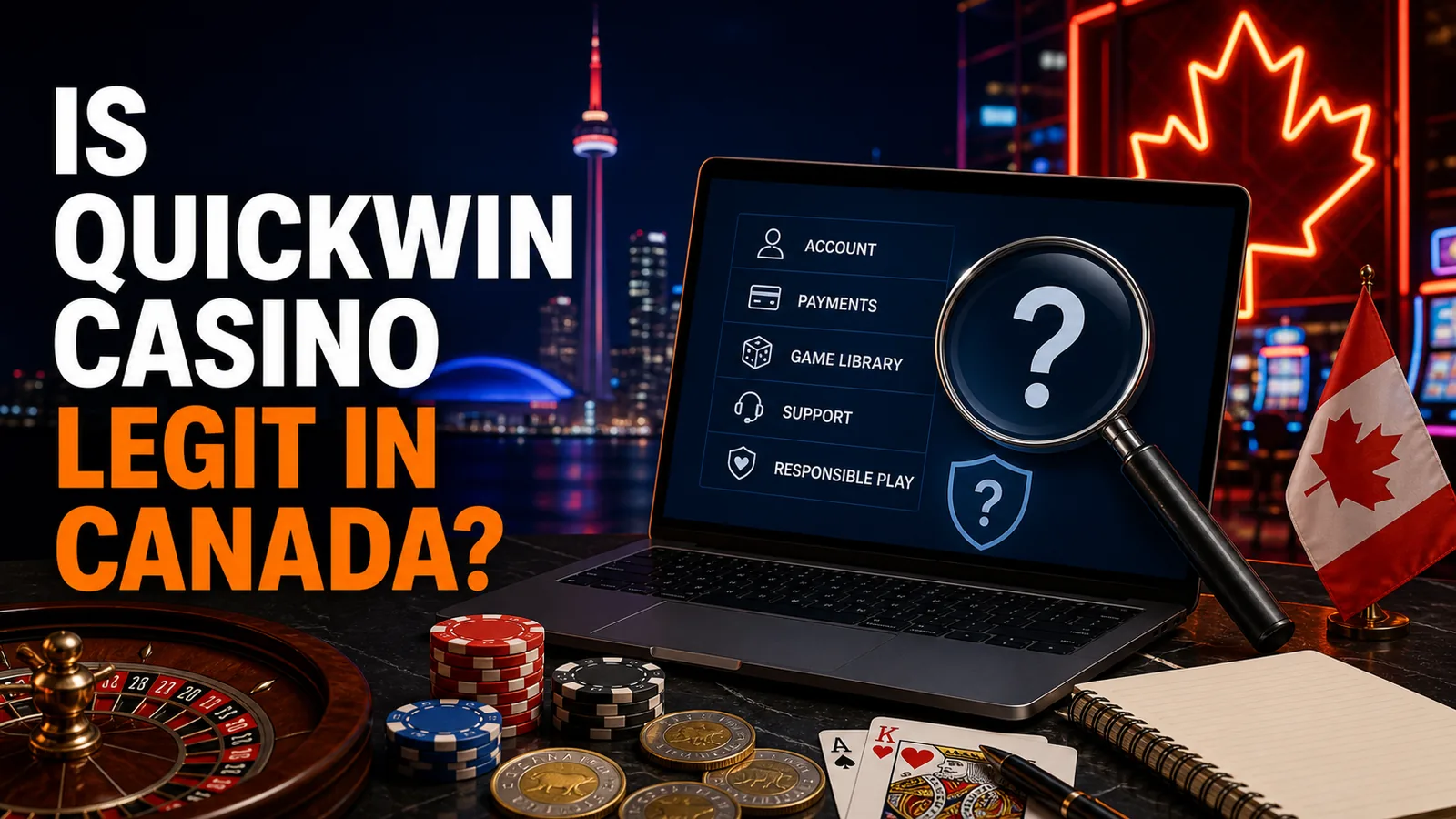 Is QuickWin Casino Legit in Canada? content banner